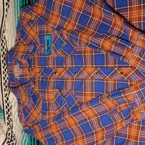 Pearl Snap Flannel Shacket